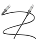 Кабель USB YOKI CYBER YK-CY23 Type-C to Type-C 60W 1.2m прочный с эластичной оплеткой Black - изображение 3