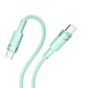 Кабель USB YOKI STYLE YK-ST41 Type-C to Type-C 60W 1.2m с защитой от изломов и быстрым зарядом черный - изображение 3