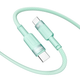 Кабель USB YOKI STYLE YK-ST41 Type-C to Type-C 60W 1.2m с защитой от изломов и быстрым зарядом черный - изображение 5