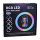 Лампа RGB MJ26 с пультом управления для фото и видео контента 26 см черная - изображение 2