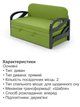 Диван Алтона 138 × 82 см, салатовий - зображення 5