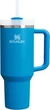 Термокружка Stanley Quencher H2.O FlowState™ Tumbler з трубочкою і ручкою 1.18 л синій - изображение 1