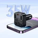 FM-модулятор у машину 3 А 35W Hoco E87 Bluetooth/Type-C/USB чорний (E87) - зображення 4