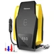 Автокомпресор GEMIX Model G black/yellow поршневий з сумкою, цифровий манометр, функція AUTOSTOP, ліхтарик, 35 л/хв - зображення 1