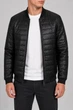 Куртка мужская однотонная экокожа черный 243R716-5 XL - изображение 4