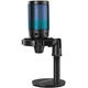 Ігровий стрім мікрофон Defender Impulse GMC 600 USB, RGB, 1.8м чорний (64660) - зображення 4