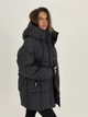 Зимний пуфер -пуховик женский черный 26205/2XL - изображение 3