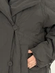 Женский стеганый плащ-тренч демисезонный серый дымчатый 2341/One Size - изображение 5