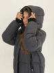 Зимний пуфер -пуховик женский черный 26205/2XL - изображение 2