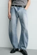 Джинси Zara Relaxed Barrel Fit блакитний 0840/590/406 32 - изображение 4
