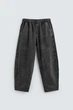 Штани джогери Zara Baloon Fit темний сірий 3443/425/898 L - зображення 7