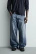 Джинси ZARA Baggy Fit блакитний 4048/407/427 31 - изображение 3