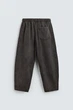 Штани джогери Zara Baloon Fit темний сірий 3443/425/716 L - изображение 8