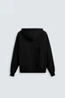 Худі базове Zara чорний 0761/370/800 M - зображення 8