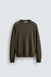 Светр Zara з вовни та кашеміру оливковий 2893/407/515 M - зображення 6