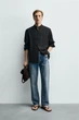 Сорочка Zara струмуюча чорний 1038/101/800 S - зображення 7
