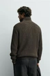 Светр Zara бавовняний коричневий 3332/400/717 S - изображение 3