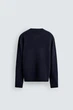 Светр Zara з вовни та вовни яка темний синій 3920/450/401 L - зображення 9