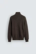 Светр Zara бавовняний коричневий 3332/400/717 S - изображение 9