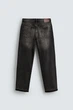 Джинси ZARA Straight Fit вугільний чорний 4048/445/822 32 - изображение 9