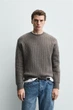 Светр Zara з вовни сірий 5755/414/916 M - зображення 1