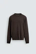 Светр Zara зі 100% вовни коричневий 6674/405/719 M - зображення 5