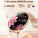 Ультратонкие смарт-часы 1.32| AMOLED 5,93 мм с LED-фонариком, мониторингом здоровья и Bluetooth-звонками - изображение 2