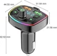 Автомобільний FM-трансмітер Bluetooth 5.0 FM-передавач (2 USB + Type-C) — модулятор, MP3-плеєр, Bluetooth-ресивер - зображення 5