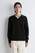 Джемпер поло чоловічий COS textured knitted polo jumper 1293217001 XS Чорний - изображение 1