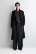 Джемпер чоловічий COS contrast tipped merino wool jumper 1293211001 S Сірий - изображение 2