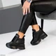 Чорні снікерси на танкетці 36 - зображення 1