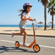 Самокат двухколесный складной с колесами 200мм Scooter 5252-1 Orange - изображение 9