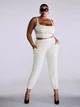 Жіночі джоггери Victoria's Secret VSX Featherweight Knit Jogger Pant S Білий (27008466) - изображение 3