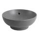 Умывальник накладной Mixxus Premium Topper-0201 410х410 круглый, серый матовый (MP6649) - изображение 4