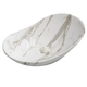 Умывальник накладной Mixxus Premium Wave-0105 Marble 620х360 овальный, белый (MP6559) - изображение 1