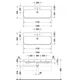 Умывальник подвесной Duravit Happy 1200x500 прямоугольный, белый (2318120000) - изображение 3