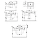 Умывальник накладной Duravit PuraVida 700x450 прямоугольный, белый (0369700000) - изображение 3