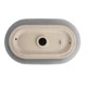 Умывальник накладной Mixxus Premium Ellipse-0109 500х300 овальный, серый матовый (MP6653) - изображение 6