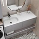 Умывальник врезной Miraggio Lake L 1250x500 прямоугольный, белый - изображение 1