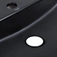 Раковина-чаша накладная Qtap Scorpio 505х385х120 черная матовая (QT142202MBMBN) - изображение 4