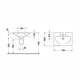 Умывальник подвесной DURAVIT CARO 0434700000 700x500 белый (0434700000) - изображение 2