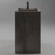 Раковина напольная Luxestone Stonesink 500x500 прямоугольная, коричневая матовая (Stonesink_model_3_1) - изображение 3