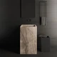 Раковина напольная Luxestone Stonesink 500x500 прямоугольная, коричневая матовая (Stonesink_model_3_1) - изображение 4