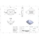 Умывальник Miraggio LEX S 560x400 - изображение 5