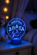 3d-светильник Злата, 3д-ночник, несколько подсветок (батарейка+220В), подарок для девочки - изображение 1