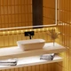 Раковина накладная Amidicon Atlant 60 600х320 из литого камня, белая глянцевая - изображение 9