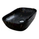 Умывальник накладной Cabo Venus 455x325 прямоугольный, черный матовый (АР000132032) - изображение 5