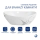 Умывальник накладной Qtap Dove 415x340 овальный, белый (QTDOV188SB49785) - изображение 4