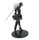 Фигурка коллекционная NieR: Automata YoRHa 2B (Ниер Автомата 2B) Аниме фигурка девушки-андроида с мечом на подставке, черный костюм - изображение 4