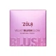 Румяна Zola Velvet Blush Glow 02 Природное прикосновение Natural Touch - изображение 3